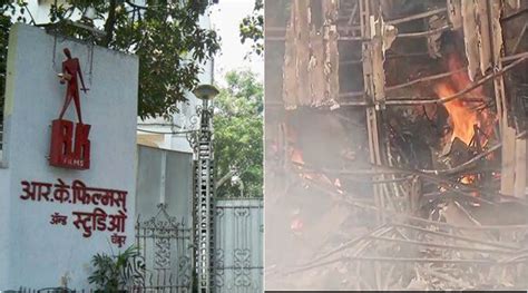 Mumbais Iconic Rk Studio Catches Fire