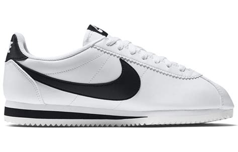 Wmns Nike Classic Cortez Leather White Black 807471 101 Kicks Crew