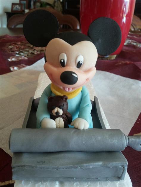 Mickey Mouse Baby Decorated Cake By Simona CakesDecor