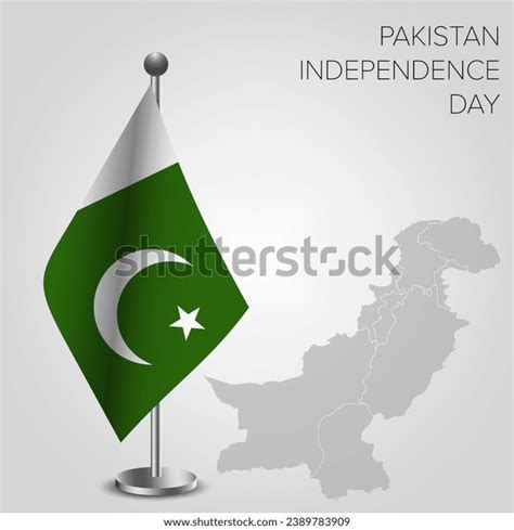 14 August Pakistan Independence Day Flag Stock Vector (Royalty Free ...