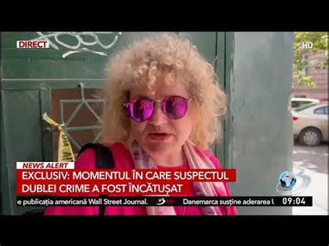 Momentul în care suspectul dublei crime din Timişoara a fost prins