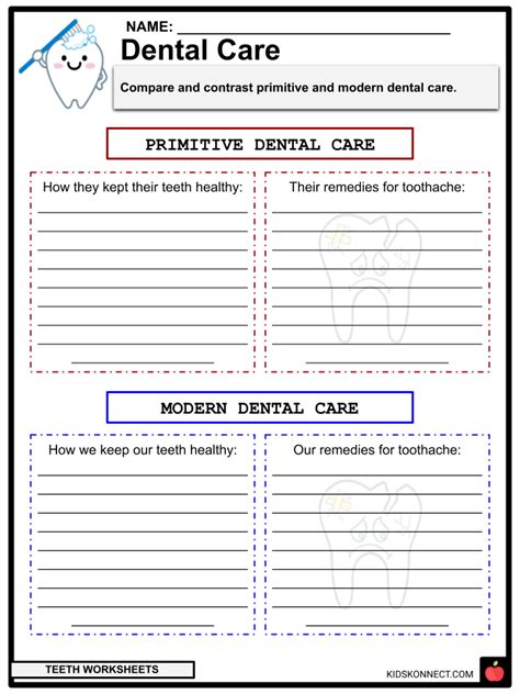 Free Dental Health Activity Printables Homemade Heather Worksheets