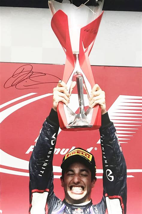 Authentic Daniel Ricciardo Autograph - Genuine F1 Signature