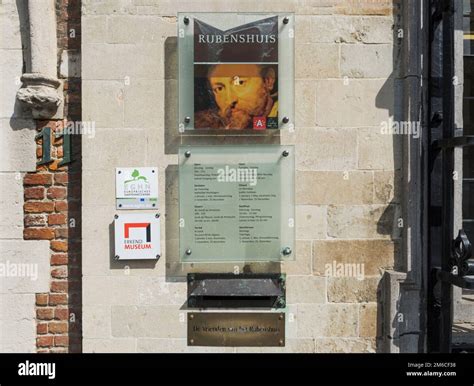 Antwerp. Flemish region. Belgium 15.08.2021. House-Museum of Peter Paul ...