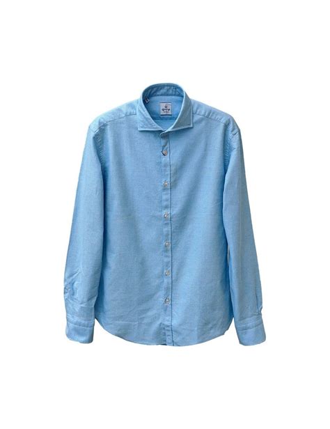 Camisa Azul Cielo Hombre Atelier Yuwa Ciao Jp