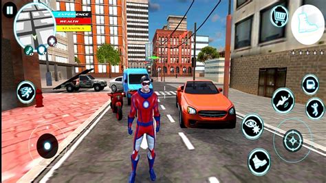 Superhero Battle For Justice Red Car Blue Car And Bike Driving