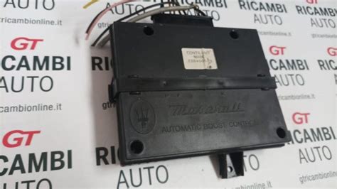 Maserati Biturbo Centralina Automatic Boost Control Con Sigillo Originale