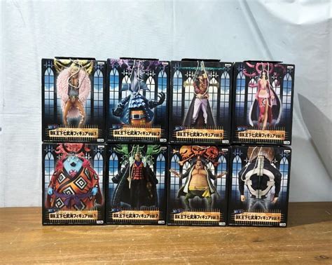 Banpresto One Piece Dx Shichibukai Set Doflamingo Moria Mihawk Boa