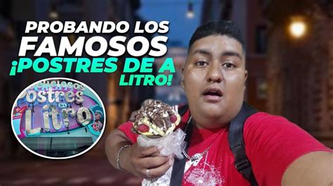 Postres De A Litro Los Más Grandes Del Mundo 😃 Youtube