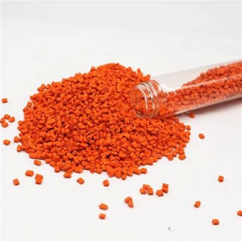 Rudraksh Polychem Orange Color Masterbatch Pack Size 25kg At Rs 160