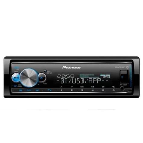 Auto R Dio Pioneer Entrada Para Microfone Usb Bluetooth Mvh X Br