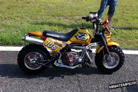 Fat Honda Z50R Gold By Smoky Garage Mini4Temps Fr Le Site Des