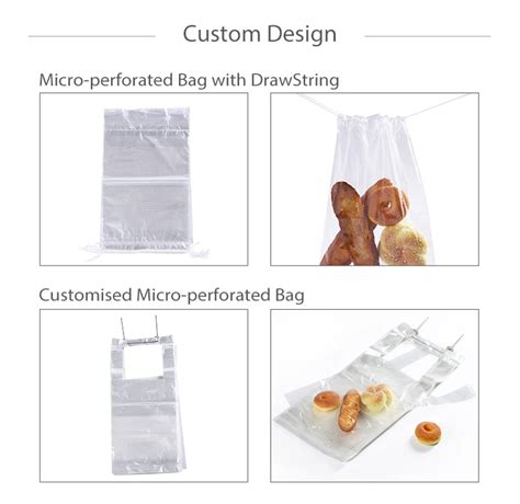 Wicket Bread Bag Ytbagmart Food Grade Custom Food Packaging Plastic