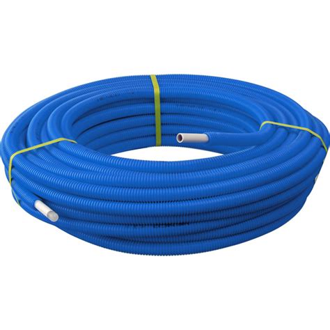 Tube multicouche en couronne gainé bleu diamètre 16 mm 25 m B3916 25