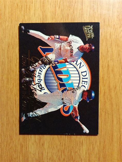 Gary Sheffield Fleer Ultra Player Of The Year Baseball Card