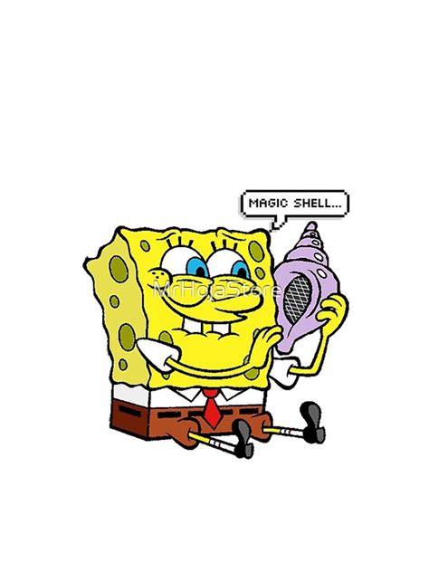 Spongebob And The Magic Conch Iphone Case For Sale By Mrhojastore