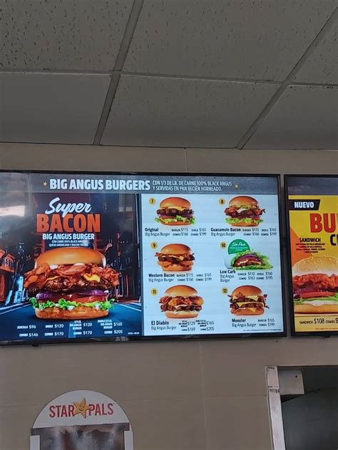 Menu At Carls Jr Restaurant Nuevo Laredo Blvd Reforma 4349 Esquina