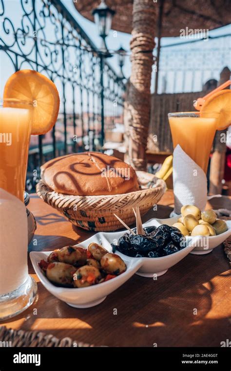 Traditional Food in Marrakech, Morocco Stock Photo - Alamy