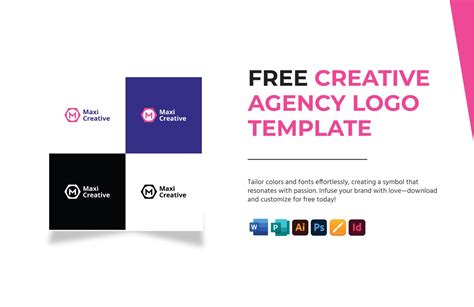 Free Creative Agency Logo Template - Download in Word, Illustrator, PSD ...