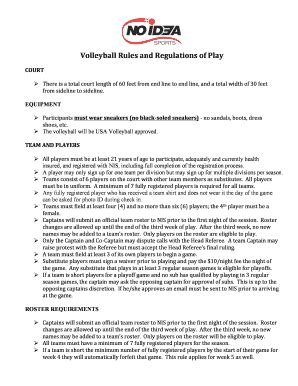 Fillable Online The Volleyball Will Be Usa Volleyball Approved Fax