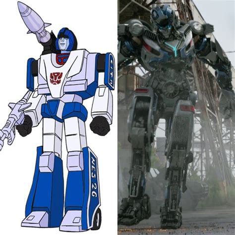 Transformers Mirage comparison | Transformers | Know Your Meme