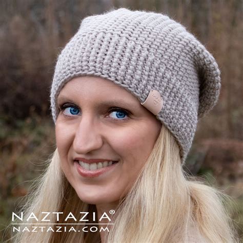 Crochet Slouchy Hat - Naztazia