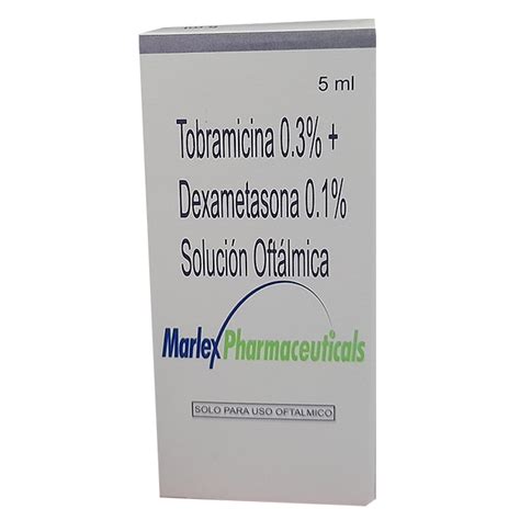 Tobramicina 0 3 Dexametasona 0 1 SoluciÓn OftÁlmica Cofarca