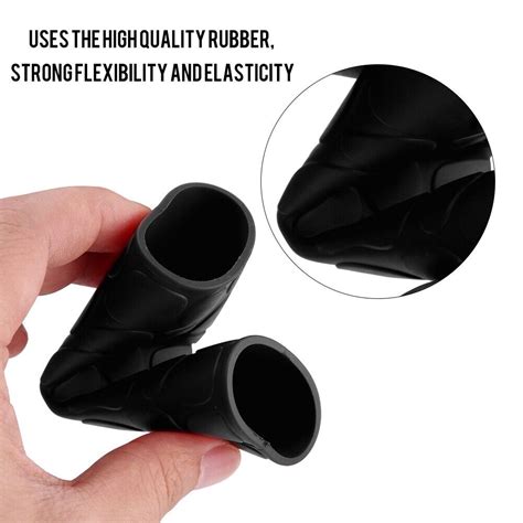 Xxl Pair Universal Motorcycle Anti Slip Soft Rubber Handlebar Grip