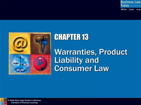 Ppt Chapter 13 Warranties Product Liability And Consumer Law