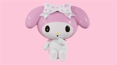 Stl File My Melody 🐱 ・3d Print Design To Download・cults