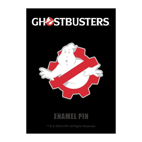 Ghostbusters Frozen Empire Engineer Logo Enamel Pin Sony Pictures