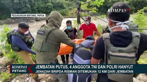 Jenazah Polisi Yang Hanyut Di Sungai Digoel Ditemukan 12 Km Dari Lokasi