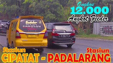 Angkot Penghubung Dari St Cipatat St Padalarang Satu Satunya