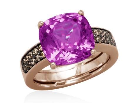 Ringe Metz Fuchsia In Silber Rose Vergoldet Marina Garcia