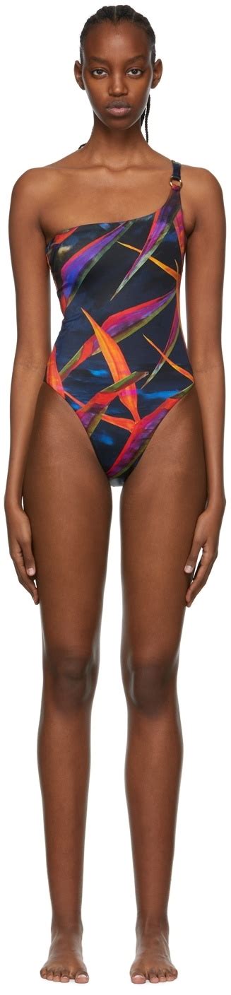 Louisa Ballou Multicolor Recycled Nylon One Piece Swimsuit Louisa Ballou