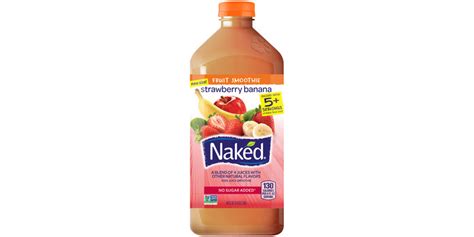 Naked Strawberry Banana Fruit Juice Smoothie Fl Oz Bottle Reviews