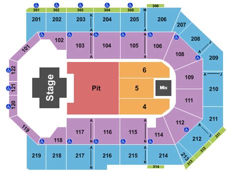 Toyota Arena Ontario Endstage Pit Seating Chart Star Tickets