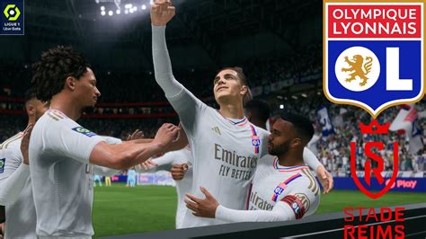 EA FC 24 Lyon VS Stade de Reims Ligue 1 Ultra Réaliste Gameplay