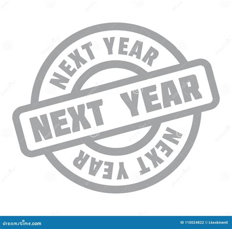 year rubber stamp stock vector illustration  checklist