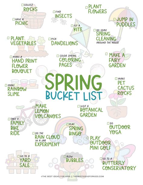 Ultimate Spring Bucket List For Families Artofit