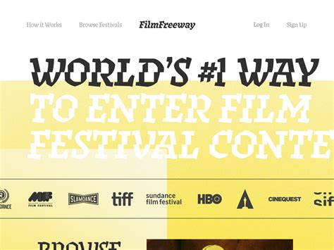 FilmFreeway by Matthew on Dribbble