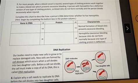 Solved 7. For most people, when a blood vessel is injured, | Chegg.com