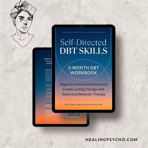 Self Directed Dbt Skills A Month Dbt Workbook To Regulate Etsy