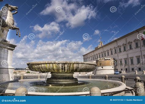 View of Quirinal s square stock photo. Image of rome - 44373132