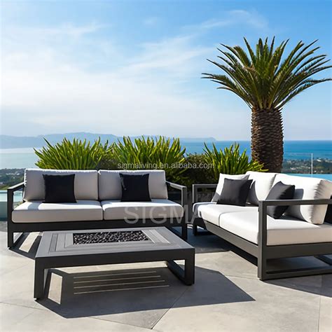 Luxury Aluminum Outdoor Garden Sofa New Design Patio Outdoor Furniture ...