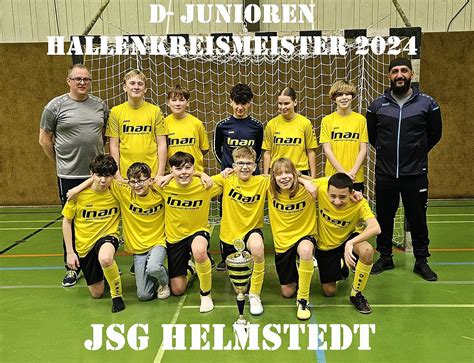 D Junioren Hallenkreismeister 2023 2024 JSG Helmstedt NFV Kreis Helmstedt