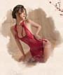 Kafroochi Qipao Lingerie Costume Set Yesstyle