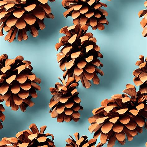 Pine Cone Watercolor Pattern · Creative Fabrica