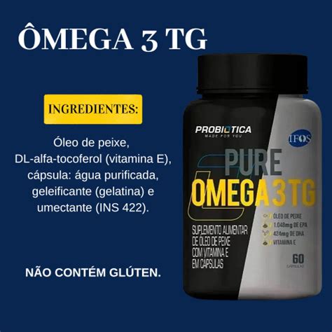 Omega Tg Probiotica Capsulas Concentrado Selo Ifos Em Promo O Na