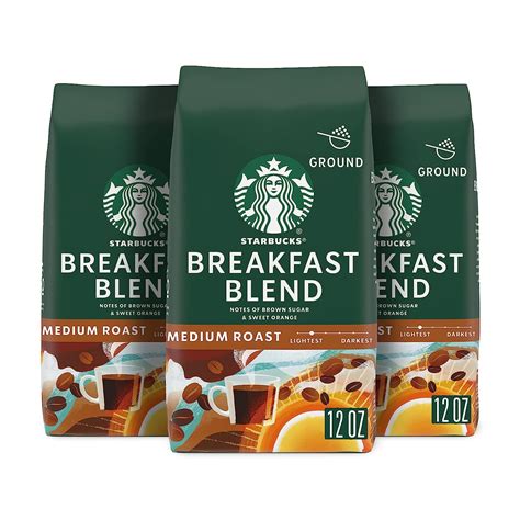 Amazon Starbucks Ground Coffeemedium Roast Coffeebreakfast